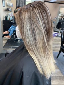 Color Correction & Keratin Treatment After
